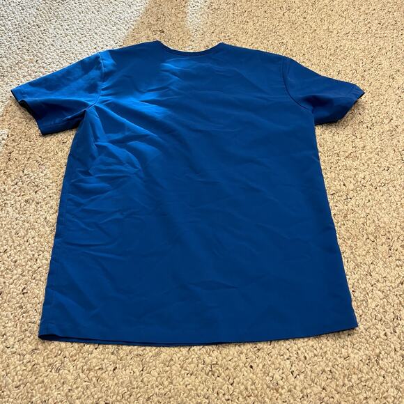 Figs Technical Collection Scrub Top Short Sleeve Sz S Blue Workwear - Picture 5 of 5